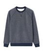 Sweat regular col rond 100% coton - marine