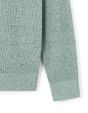 Pull col rond 100% coton - vert
