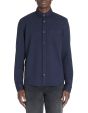 Chemise regular piqué 100% coton - marine