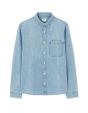 Chemise regular casual 100% coton - bleu