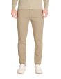 Pantalon slim coton stretch - beige