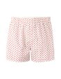 Caleçon 100% coton motif coeurs - beige