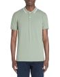 Polo slim coton stretch - vert