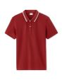 Polo slim coton stretch - marron