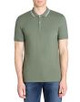 Polo slim coton stretch - vert