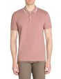 Polo slim coton stretch - rose