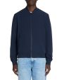 Veste col bomber - marine