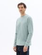 T-shirt oversize manches longues - bleu