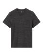 T-shirt straight col rond 100% coton - anthracite