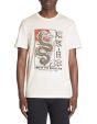 T-shirt straight col rond 100% coton - blanc