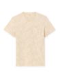 T-shirt straight col rond 100% coton - beige