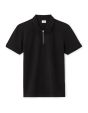 Polo slim 100% coton stretch - noir