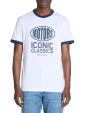 T-shirt straight col rond 100% coton - blanc