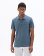 Polo piqué regular 100% coton - bleu foncé