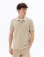 PO.02 Polo piqué regular 100% coton - beige clair