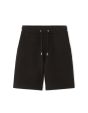 Short en molleton 100% coton - noir
