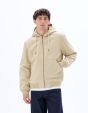 Blouson à capuche - beige