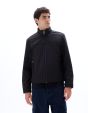 Blouson softshell col montant - noir