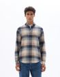 Chemise regular à carreaux en flanelle 100% coton - beige