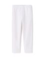 Pantalon loose coton stretch - blanc