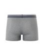 Boxer uni en microfibre - gris foncé