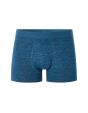Boxer à motifs vagues en coton stretch - bleu