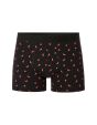 Boxer à motifs piments - noir