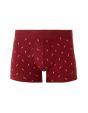 Boxer à motifs carottes - rouge