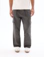 Pantalon cargo baggy 100% coton - gris