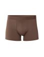 Boxer en microfibre uni - marron