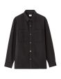 Surchemise teinte en pièce 100% coton - noir