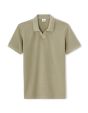 Polo regular en maille gaufré - laurier