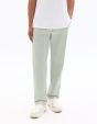 P.01 Pantalon chino straight en coton stretch longueur standard - vert clair