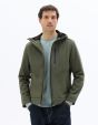 Blouson Softshell à capuche - kaki
