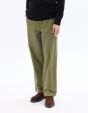 Pantalon chino loose 100% coton - kaki