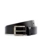 Ceinture en cuir - noir