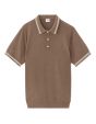Polo regular 100% jersey de coton - gris