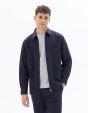 Surchemise overshirt zippée unie - marine