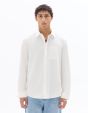 Chemise regular en jean 100% coton - blanc