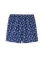 Pyjama t-shirt et short motif bateau 100% coton - bleu