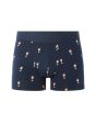 Boxer à motifs cocktails - bleu