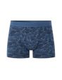 Boxer à motif feuillage - bleu marine