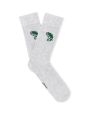 Chaussettes hautes motif caméléon - gris