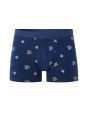 Boxer à motifs tortues - bleu clair