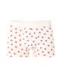 Boxer à motifs cerises - écru