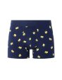 Boxer à motif citron - bleu clair