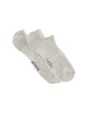 Chaussettes invisibles unies - gris clair