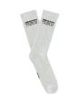 Chaussettes à motifs mots - gris clair