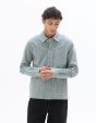 Veste rayée à 3 poches - bleu clair