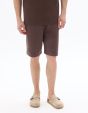 Short loose en interlock - marron glacé